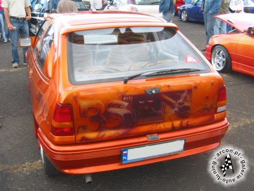 opel corsa red